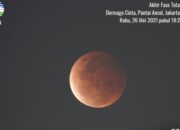 Hari ini Blood Moon, Matahari, Bumi dan Bulan Berada Sejajar