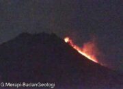 Gunung Merapi Luncurkan Awan Panas Guguran Hingga 1,1 km