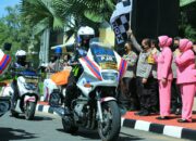 Hari Jadi Polwan dan HKGB, Kapolda Lepas Ratusan Paket Bansos