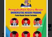 HARI INI UNP KUKUHKAN 6 GURU BESAR