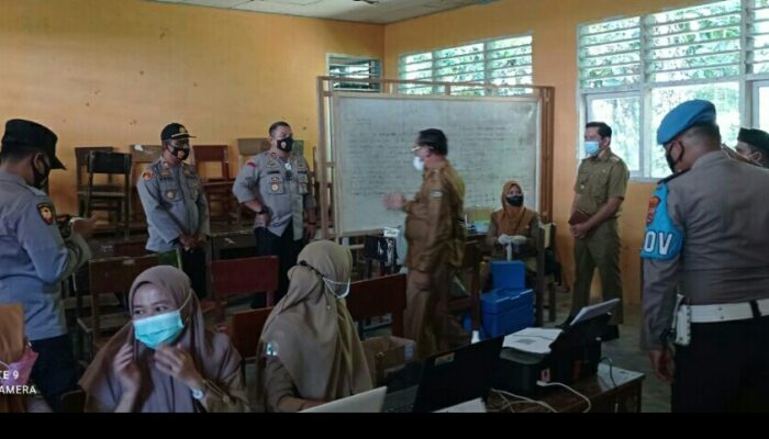 Percepat Vaksin, Kapolres Silahturahmi ke Pemerintahan Lubuk Tarok