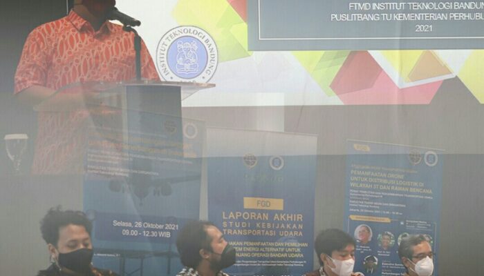 FGD, Balitbanghub- ITB Kaji Drone Logistik Untuk Wilayah 3T