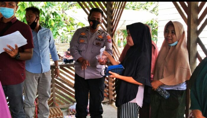 Polres Pasbar Sasar Petani Vaksinasi Presisi di Plasma III