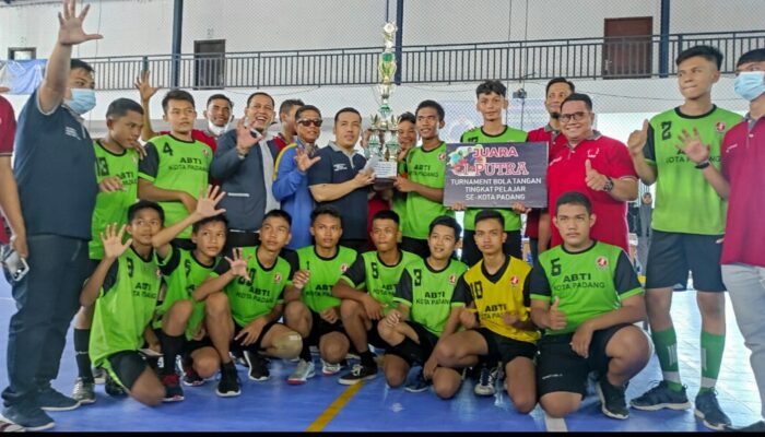 Turnament Bola Tangan 2021 Tingkat Pelajar Kota Padang Sukses