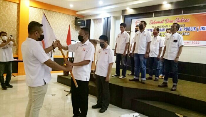 Pengurus JKIP Pessel Dilantik, Gusriyono: Mereka Pejuang Keterbukaan