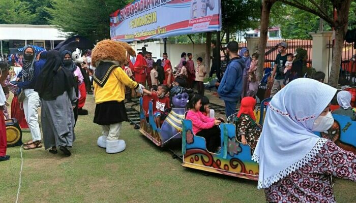 Tarik Perhatian Anak Ikuti Vaksin, Polda Sediakan Macam Permainan