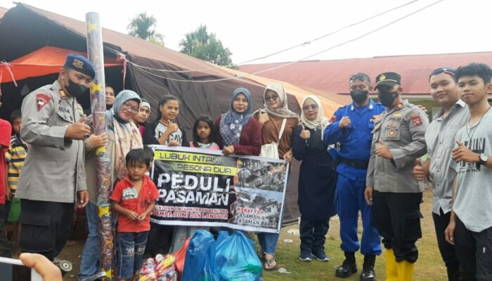 Warga Lubuk Intan Kumpulkan Donasi Bantu Korban Gempa di Malampah