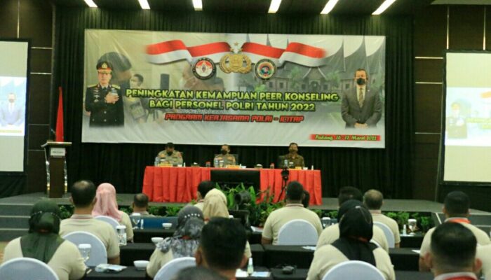 SSDM Polri dan ICITAP Gelar Pelatihan Kemampuan TOT Peer Konseling