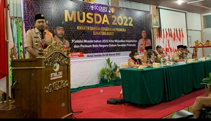 Audy Joinaldy Pimpin Pramuka Sumbar Hingga 2027