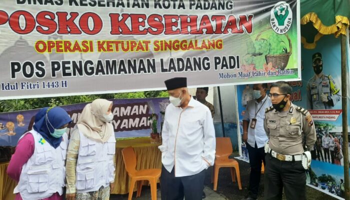 H+1 Idul Fitri, Gubernur Sumbar Tinjau Pos Pelayanan Lebaran
