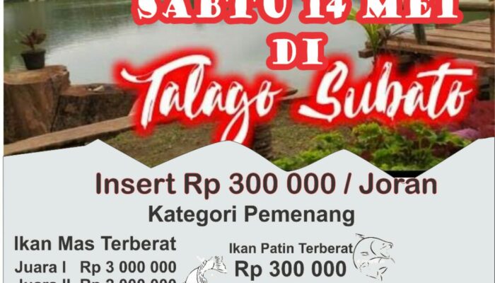 FORM Tantang Para Angler Uji Kehebatan Lomba Mancing di Lintau