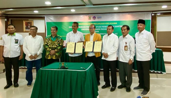 UNP -Unand Lakukan MoU Dirikan Program Pendidikan Kedokteran