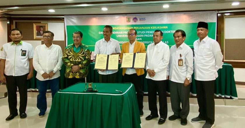 UNP -Unand Lakukan MoU Dirikan Program Pendidikan Kedokteran