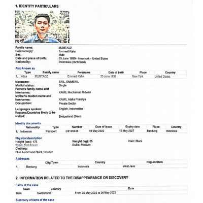 Polri Terbitkan Yellow Notice Pencarian Anak Ridwan Kamil