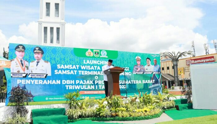 Gubernur Launching Samsat Wisata Bukittinggi