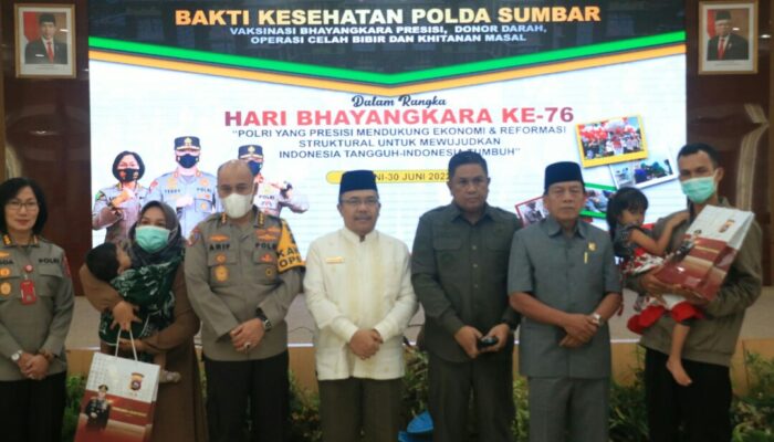 Polda Sumbar Gelar Bhakti Sosial Operasi Celah Bibir dan Lelangit