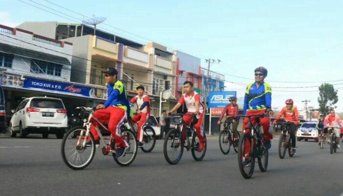 Hari Bhayangkara, Polda Sumbar gelar Fun Bike bersama