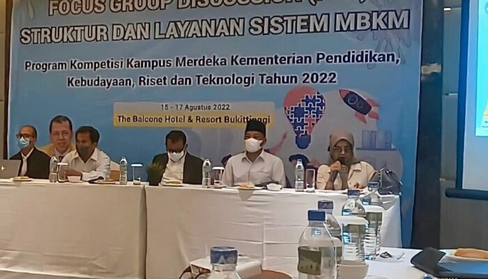 UPT UNP Gelar FGD Struktur dan Layanan Sistem MBKM 2022