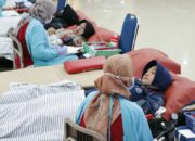 HUT Polwan ke 74, Polwan Polda Sumbar Gelar Donor Darah