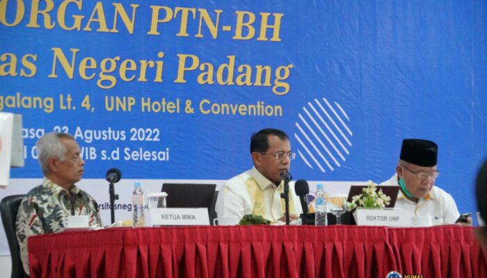 UNP Gelar Rakor Tiga Organ PTNBH