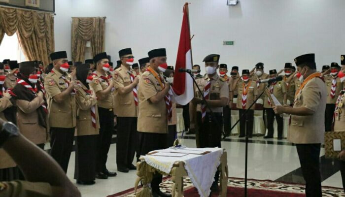 Budi Waseso Lantik Gubernur dan Wagub Sumbar Sebagai Pengurus Pramuka