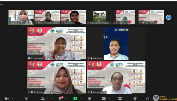 UNP Lepas Mahasiswa MBKM Pendidikan Ekonomi
