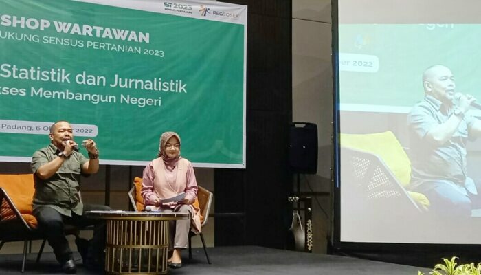 Workshop BPS Sumbar, Adrian: Berita Angka Tanpa Data BPS Hambar