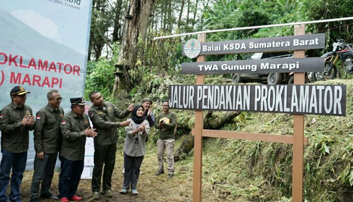 Gunung Marapi Resmi Miliki Nama Jalur Proklamator