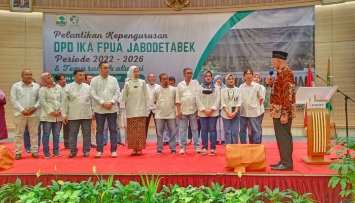 DPD IKA FPUA Jabodetabek Periode 2022-2026 Dilantik
