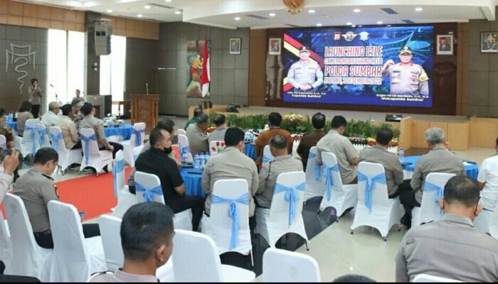 Polda Sumbar Launching ETLE Camera Mobile Hand Held