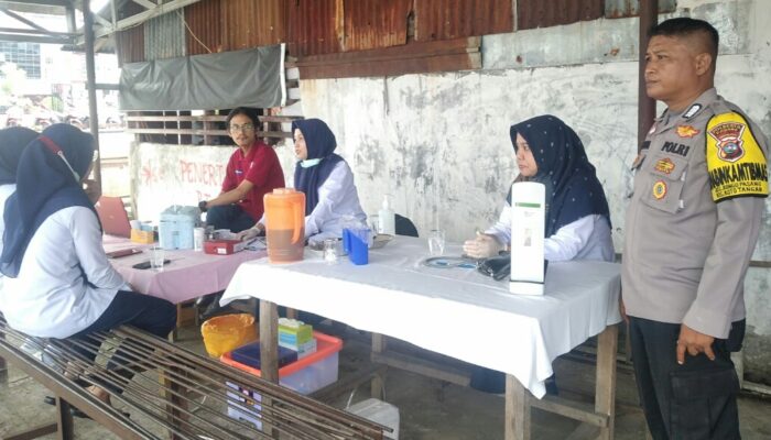 Babinkamtibmas & Pemuda Bungo Pasang Gelar Donor Darah