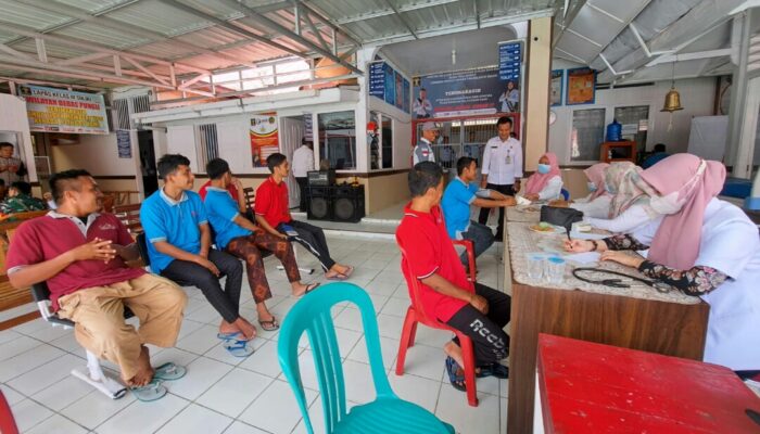 Lapas Kelas 3 Suliki Gelar Cek Kesehatan Bagi Warga Binaan