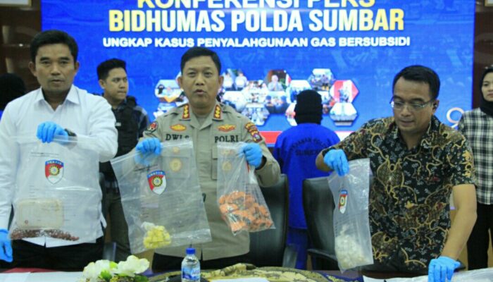 Pengoplos LPG Bersubsidi Diringkus Polda Sumbar