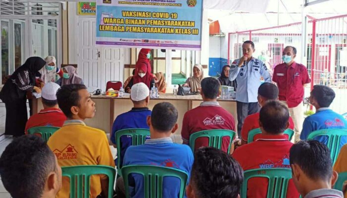 Pegawai, WBP Lapas Suliki Ikuti Cek Kesehatan & Vaksin