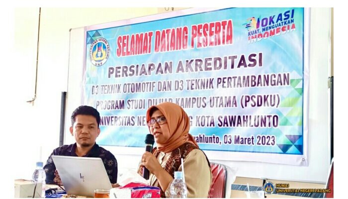 Kampus UNP Sawahlunto Gelar Persiapan Akreditasi