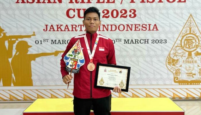 Farelli Raih Perunggu Lomba Menembak tingkat Asia