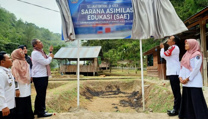 Kadivpas Resmikan SAE, WBP Lapas Suliki semakin Produktif