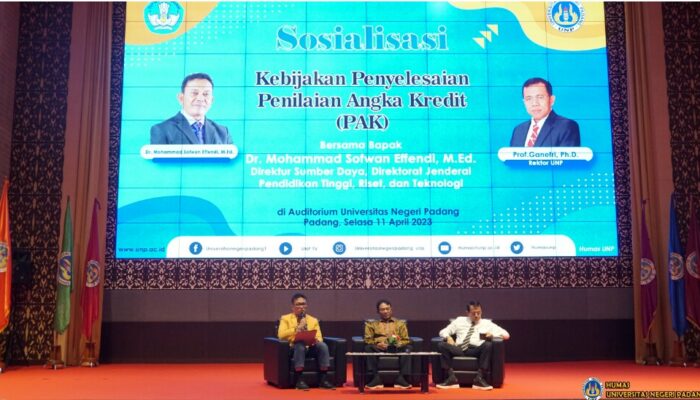 Kemendikbudristek Di UNP Sosialisasi Kebijakan PAK Dosen