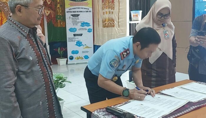 Imigrasi Kelas I Padang dan Pemko Sawahlunto Tandatangani MoU