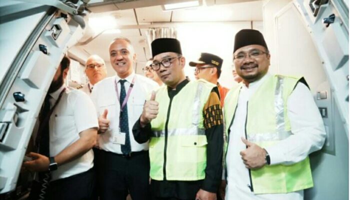 Kloter Pertama Jemaah Haji Mulai Terbang di Embarkasi Kertajati