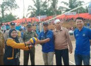 Bupati Hamsuardi Servis Pertama Turnamen Bola Voli BBC Cup