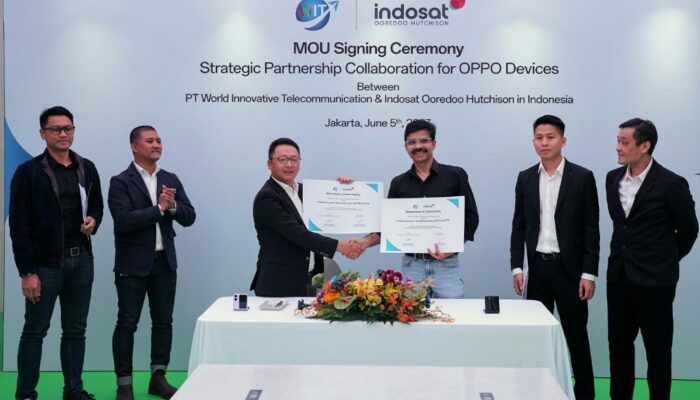 Manjakan Pelanggan Indosat dan OPPO Jalin Kemitraan
