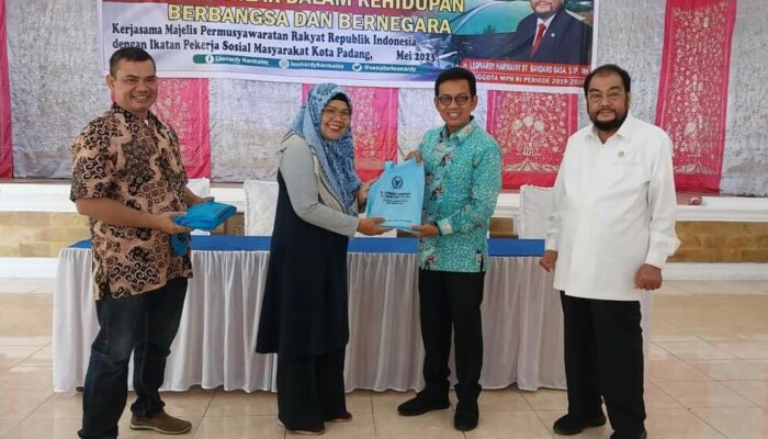 Pemko & Anggota DPD Leonardy Sosialisasi Empat Pilar Berkehidupan