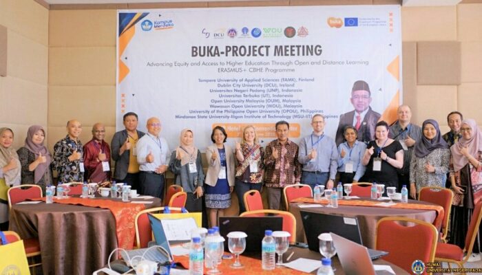 Dihadiri 5 Universitas Luar Negri, UNP Menjadi Host BUKA-Project