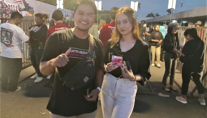 Tri Ikut Dukung Acara Huru Hara Fest di Jambi