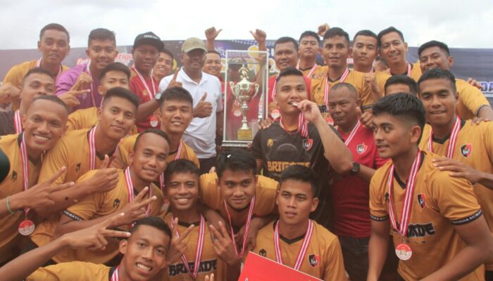 PS. Satbrimob Juara Piala Kapolda Sumbar T.A 2023