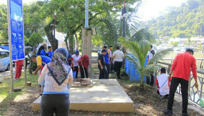 Polda Sumbar dan Jajaran gelar Bersih-bersih Serentak
