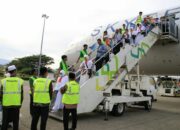Kloter 03 Jemaah Haji Mendarat Mulus di BIM