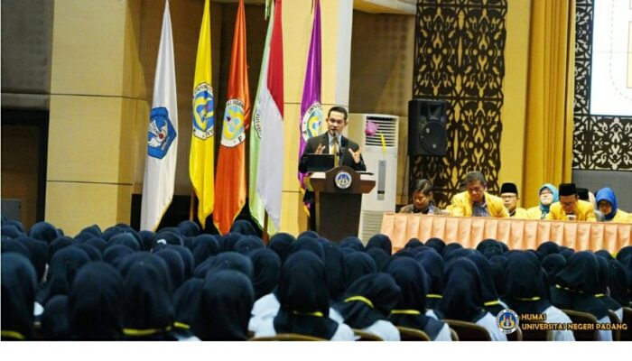 Puslitbang BIN Kuliah Umum di UNP Tentang Kebencanaan