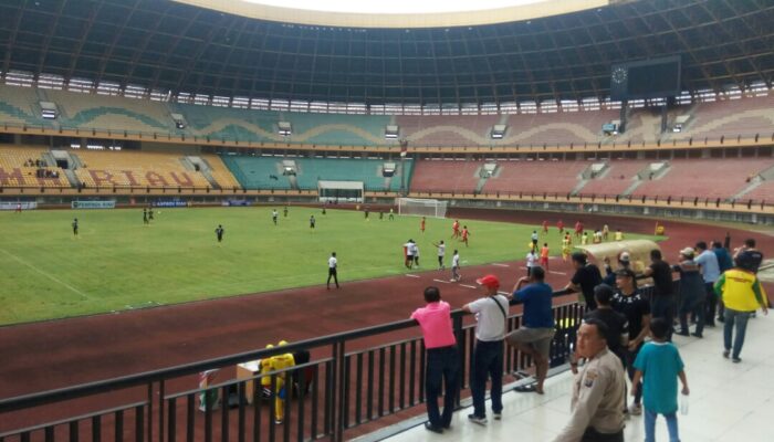 Tim Sepak Bola Sumbar Sukses Memenangkan Laga Perdana